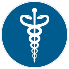 Medical Snake Logo Bumper Sticker Military Vinyl Soldier Decal 5"