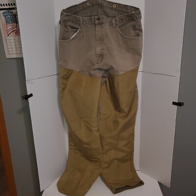 Vintage Wrangler Rugged Wear Canvas Double Knee Pants 40 X 34