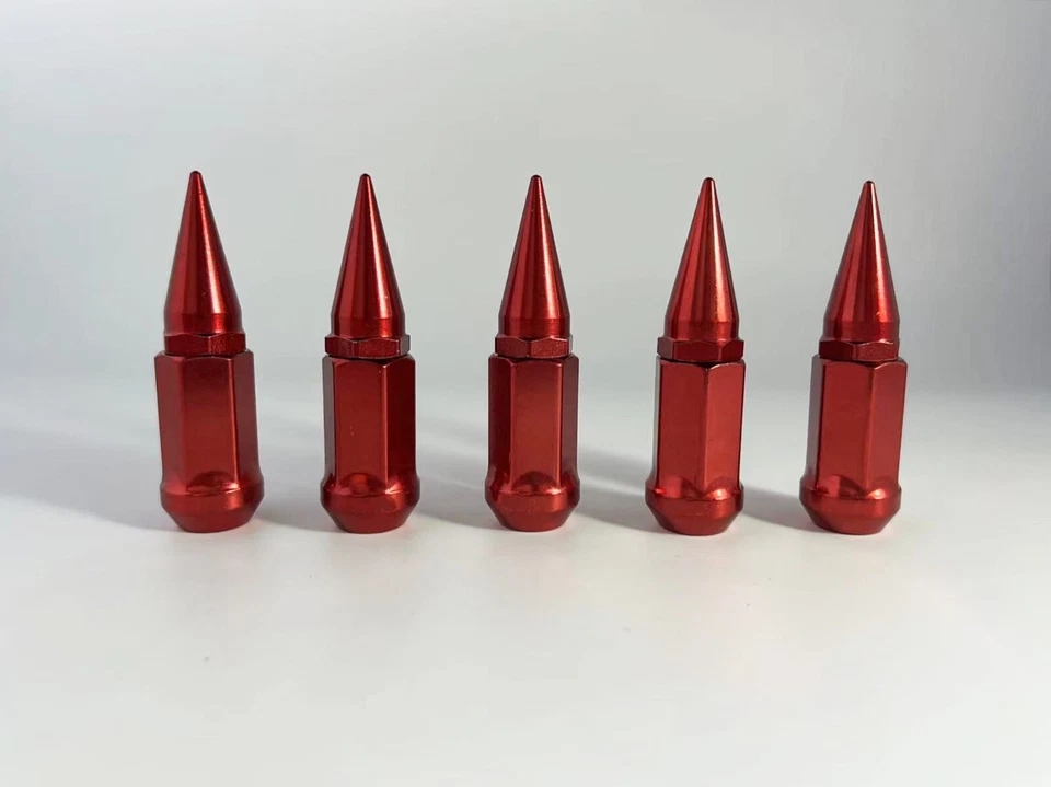 20 tuercas rojas de 3,18"" Spike Bellon 1/2-20 aptas para Jeep CJ CJ3 CJ5 CJ5A CJ6 CJ6A CJ7 Foto 4 de 4