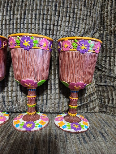 Gobelet Amscan Tiki couleurs néon Luau hawaïen plastique dur 4 pièces fête de Noël - Photo 8/12