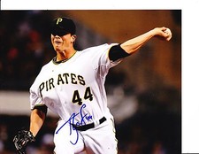 PITTSBURGH PIRATES TONY WATSON SIGNED THROWING HARD 8X10