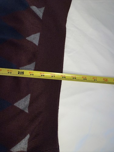 DOCKERS Herren Pullover Argyle Sweater Gr. XL Burgund, Blau, Grau - Bild 16 von 16