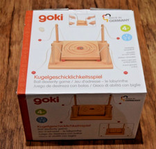 Goki Wooden Ball Dexterity Game Skill Quality Wood Toy Germany Parkour VGC