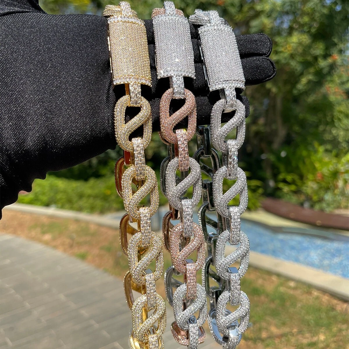 lv cuban link necklace