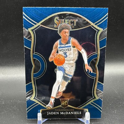 Jaden McDaniels Rookie Concourse Level 2020-21 Panini Select #88 RC Wolves