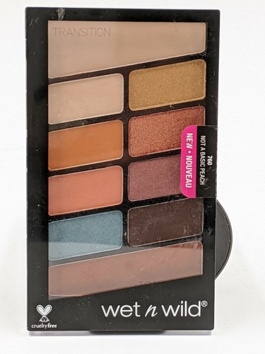 WET N WILD Color Icon Eyeshadow 10 Pan Palette - Not A Basic Peach New Sealed - Picture 3 of 6