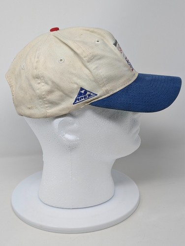 VTG 1994 World Cup England USA Soccer Cap Snapback Hat 94 White Blue RARE - Bild 3 von 9