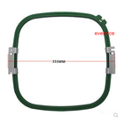 Cadre De Broderie Circulaire 9cm (3.5") - Compatible Tajima, Pour Machine Commerciale