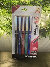 Pilot Precise V5 Liquid Rolling Ball Pens, Extra Fine Point 0.5mm, Asstd Colors