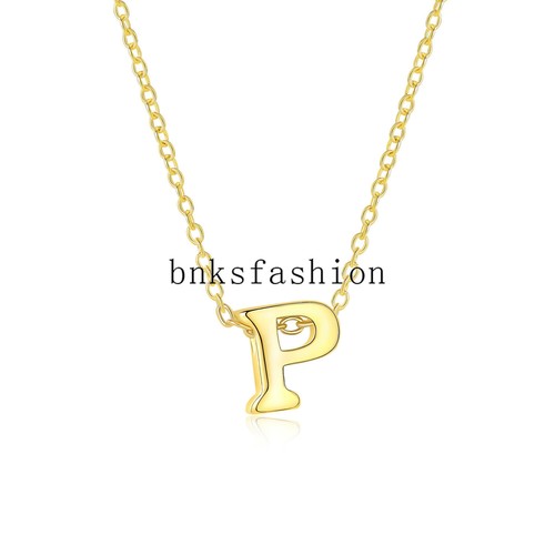 Women Girls Initial Letter A to Z Alphabet Pendant Necklace Chain Jewelry Gifts - Picture 20 of 30
