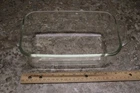 Pyrex Clear Glass Bread Baking Dish 213-R 1.5 Qt 8.5" x 5" x 3"