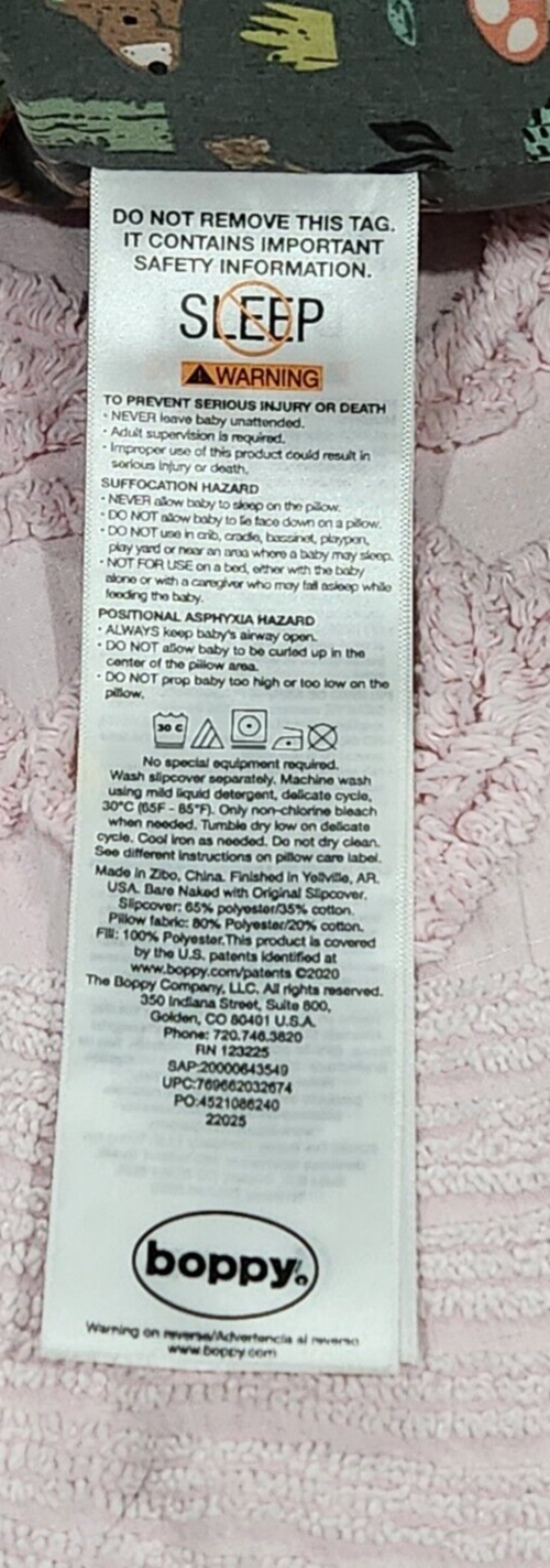 Boppy Nursing Pillow Original Support, Green Forest Animal eBay