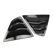 2Pcs Rear Side Window Quarter Louver Cover Trim For 2018-2023 Toyota Camry