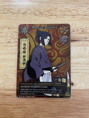 Sasuke Uchiha Samurai Super Rare - Naruto CCG - Open To Offers