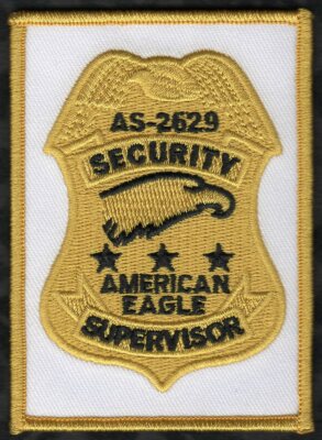     American Eagle Security SUPERVISOR Security Officer Patch 