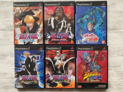 SONY PS2 Bleach Blade Battlers 1 2 Tamashii & Yabou & JoJo's