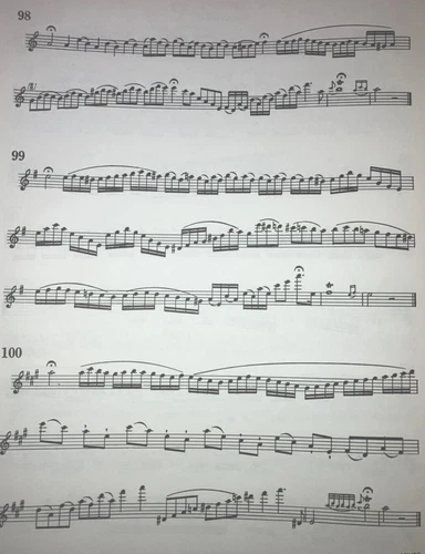 100 CLASSICAL STUDIES FOR THE FLUTE Universal Ed Frans Vester Sheet Music - Picture 3 of 3