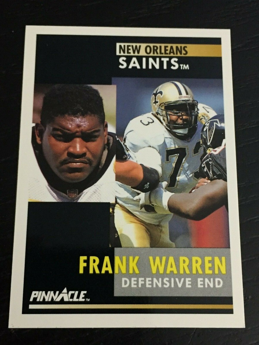 1991 Pinnacle FRANK WARREN #188 football card ~ Auburn / New