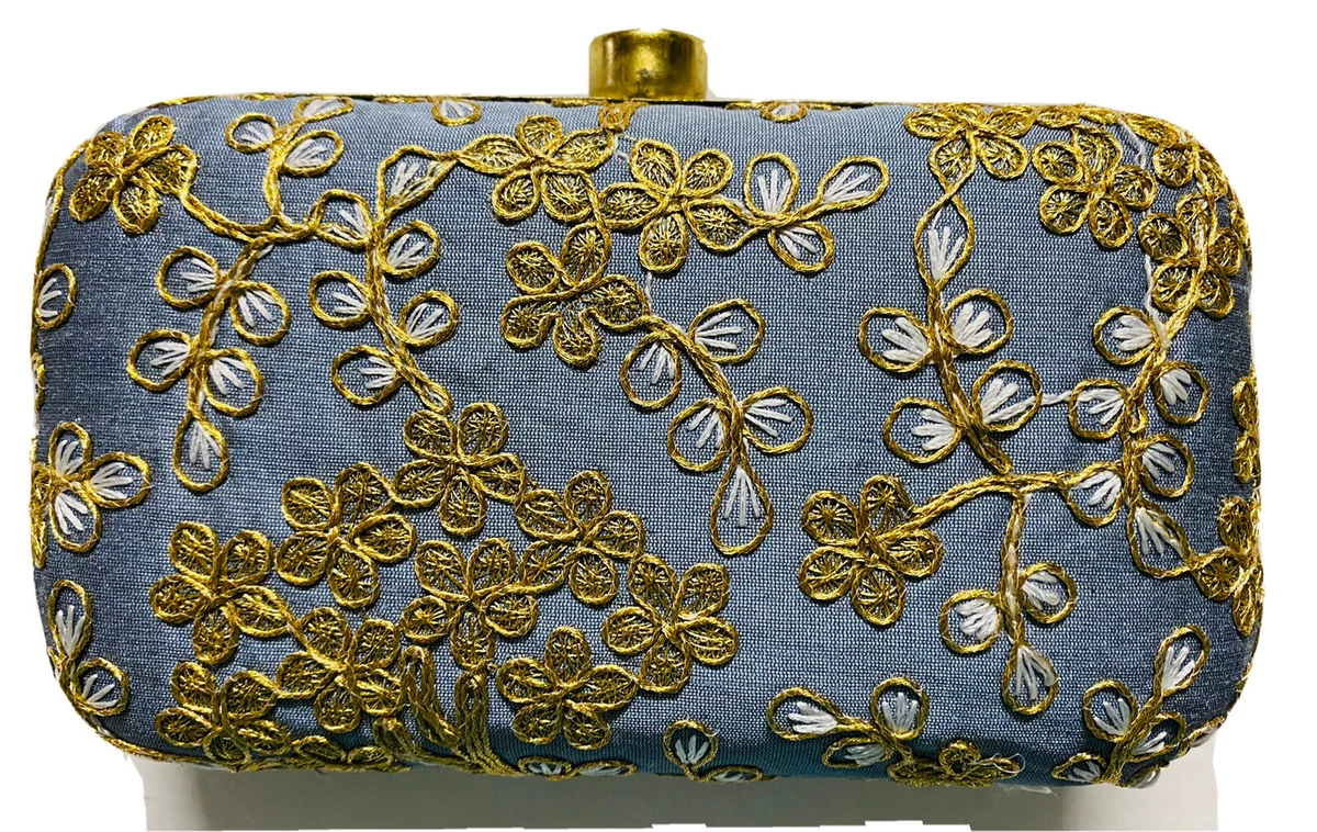 Buy Accessorize Gold Metallic Hardcase Clutch Bag from Next USA