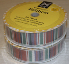 Member's Mark Premium Wired Ribbon 1.5" Wide x 50 Yards LOT 2