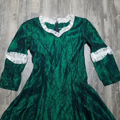 Handmade Dress Cos Play Emerald Maiden Christmas Costume Theater Outfit  Medium | eBay