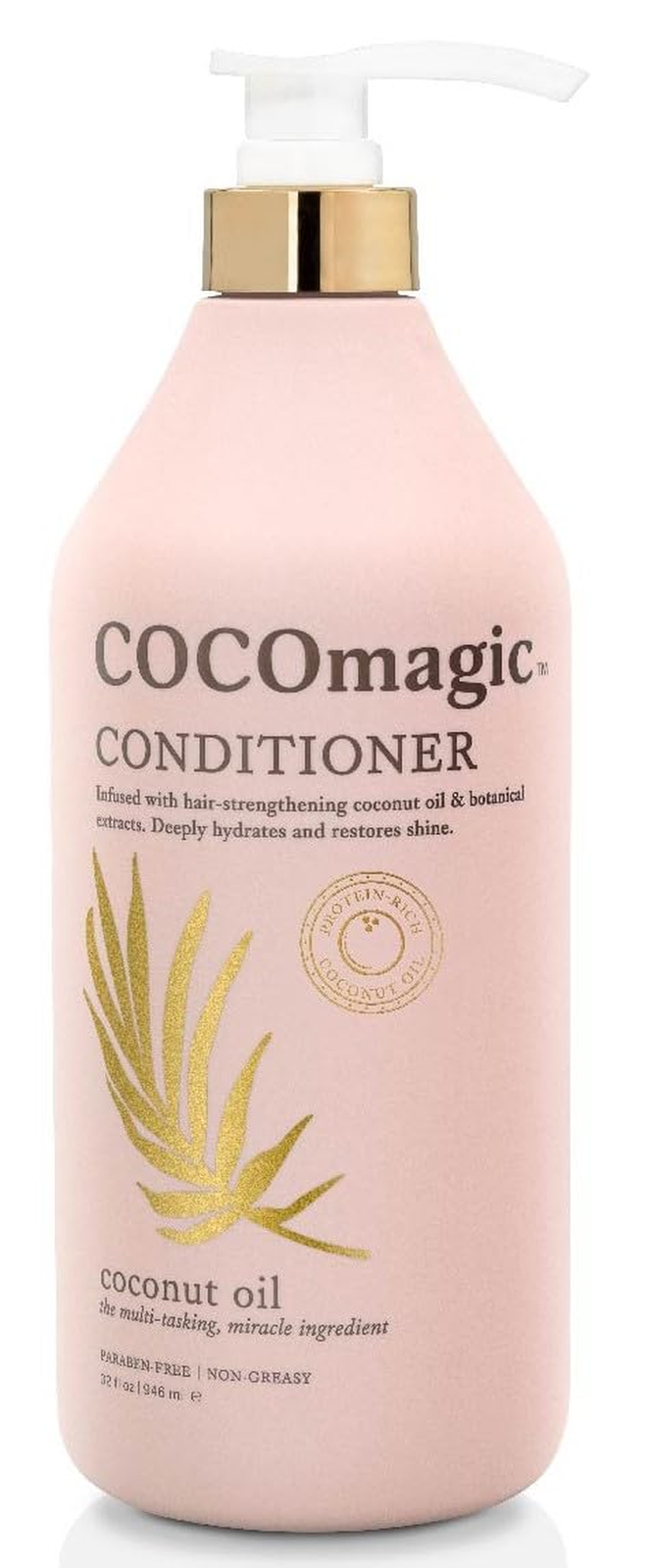 Hydrating Coconut Oil & Botanical Conditioner for Soft, Nourished Hair-image