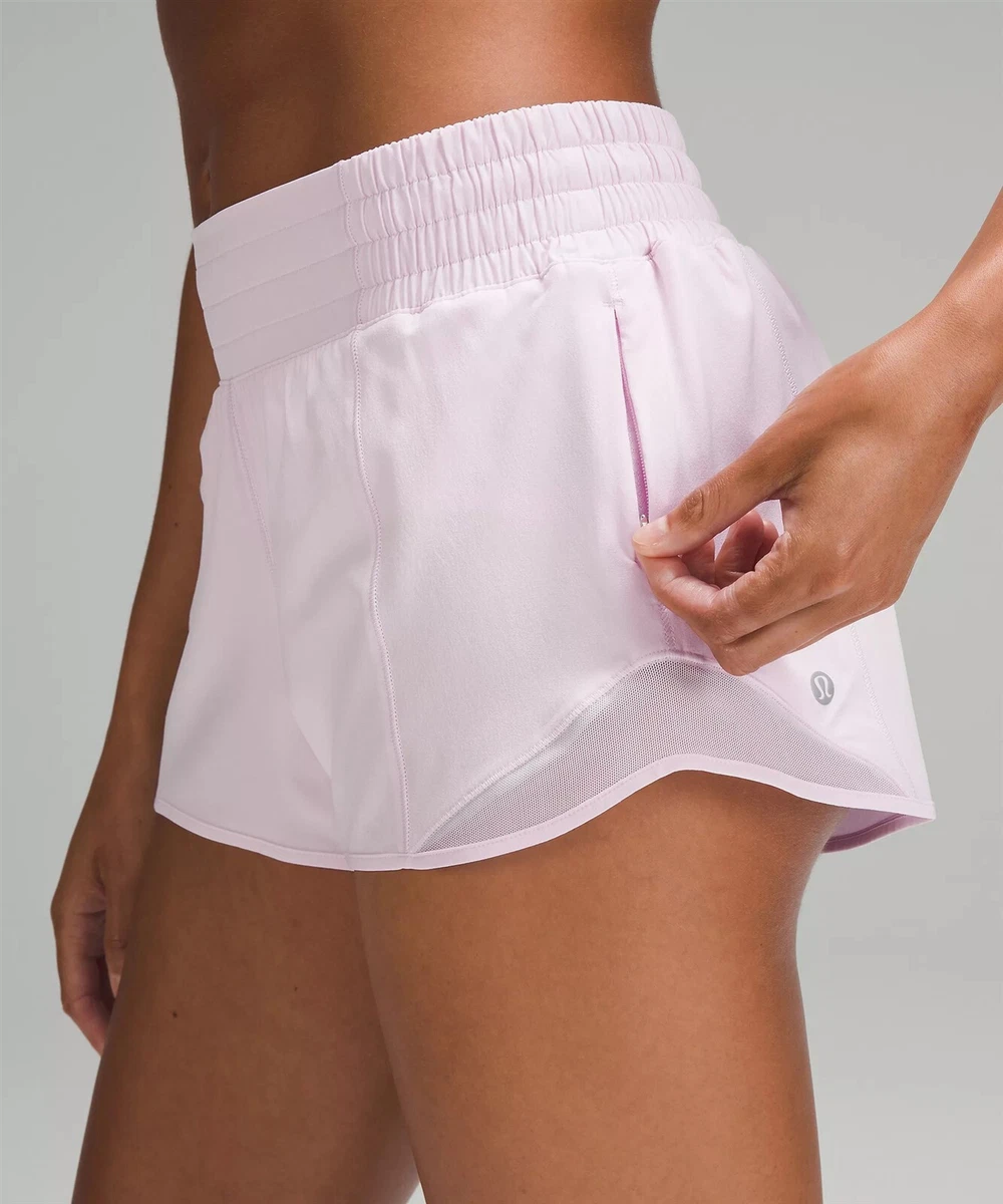 NEW LULULEMON Hotty Hot 2.5 HR Hi-Rise Short 0 2 4 6 Meadowsweet Pink