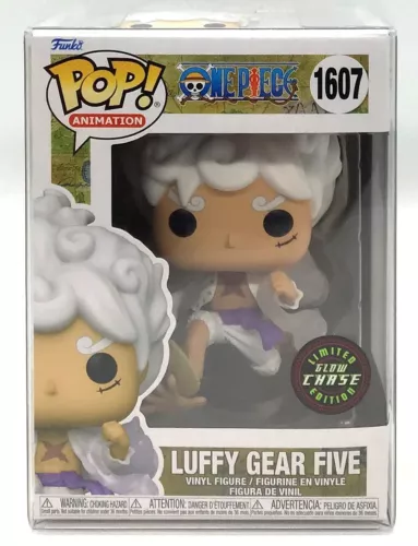 Funko Pop! One Piece Luffy Gear Five CHASE Glow #1607 with POP Protector