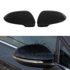 Spiegelkappen Gehäuse Glanz Schwarz Für VW Golf VIII 2019-2023 Ohne Side Assist