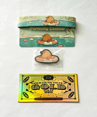 ZOX Strap Perfectly Content with Platypus Magnet and Gold Card Just Be Okay