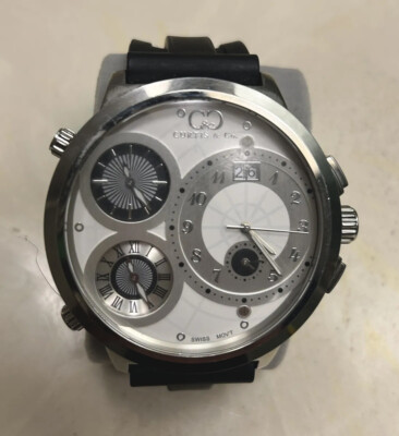 Limited 57mm Curtis and Co Watch Time Zone Stainless Steel