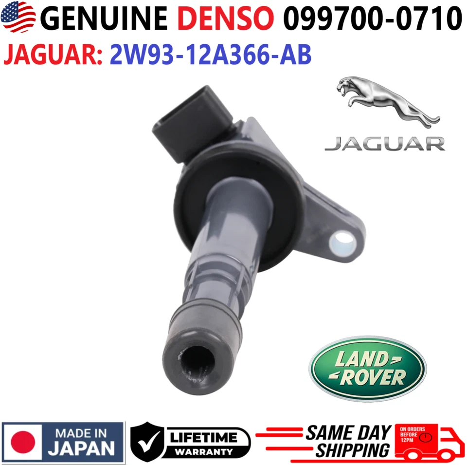 Bobina de encendido OEM GENUINO DENSO x1 para Jaguar 2002-2010 4,2 L V8, 2W93-12A366-AB Foto 2 de 4