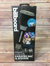 Billboard Bluetooth Wireless Karaoke Mic  Speaker with Effects NIB