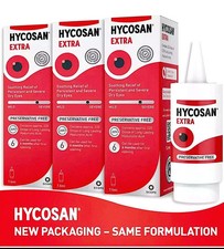 3x Hycosan Extra Preservative-Free Eye Drops 7.5ml 100% ORIGINAL ⭐⭐⭐⭐⭐