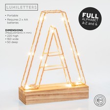 Light Up Letter Alphabet Light