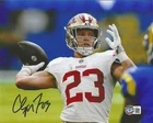 San Francisco 49ers Star Christian McCaffrey Autographed 8x10 W/Beckett Auth