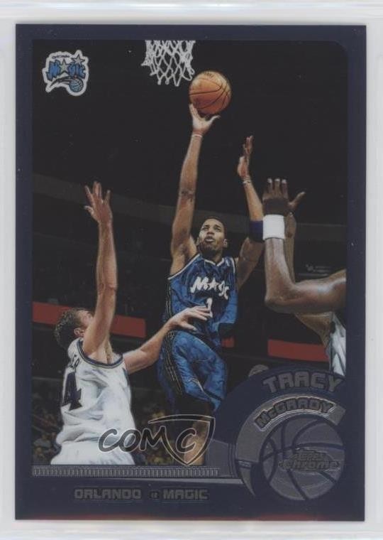 2002-03 Topps Chrome Tracy McGrady #35 HOF 3d1