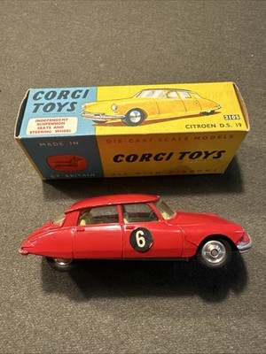 Corgi 210S Citroen DS19 In Original Box - Near Mint Vintage Original 1960s