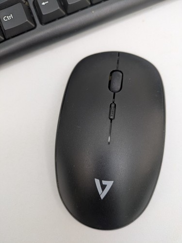 Combiné clavier et souris multimédia sans fil V7 CKW200UK - Photo 8/10