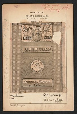 Photo: Oberne,Hosick & Co. for Linen Soap brand Laundry Soap