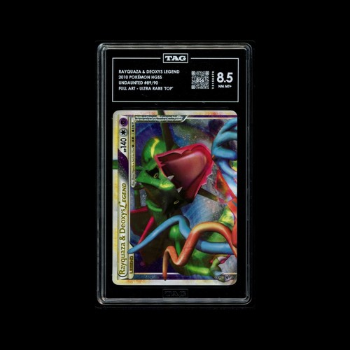Rayquaza & Deoxys LEGEND graded TAG 8.5 for sale on eBay