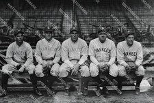 HG227 Babe Ruth Bob Meusel Cedric Durst Earl Combs Ben Pa 8x10 11x14 16x20 Photo