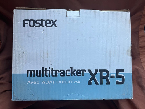 Fostex XR-5 Multitrack Cassette Recorder w/ Power Supply *READ DESCRIPTION*