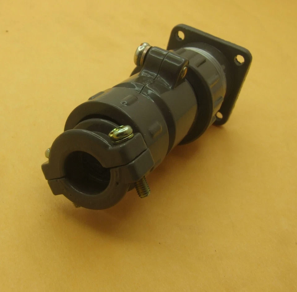 1 set metal P20K9Q Contacts 5-Pin Aviation Plug Connector M20 Panel Mount Flange - Image 3 of 4