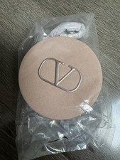Image of Valentino Beauty GWP/VIP 2025 Round 3-1/2” Canvas Blush Pink Travel Case