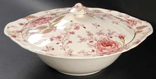 Johnson Brothers Rose Chintz Pink  Round Covered Vegetab 283521