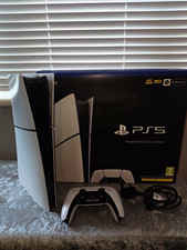 Sony PlayStation 5 PS5 Digital Edition 825GB 4K HDR White + DualSense