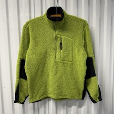 Vintage Patagonia R Regulator Fleece Jacket Pullover USA Made Green Small 22900