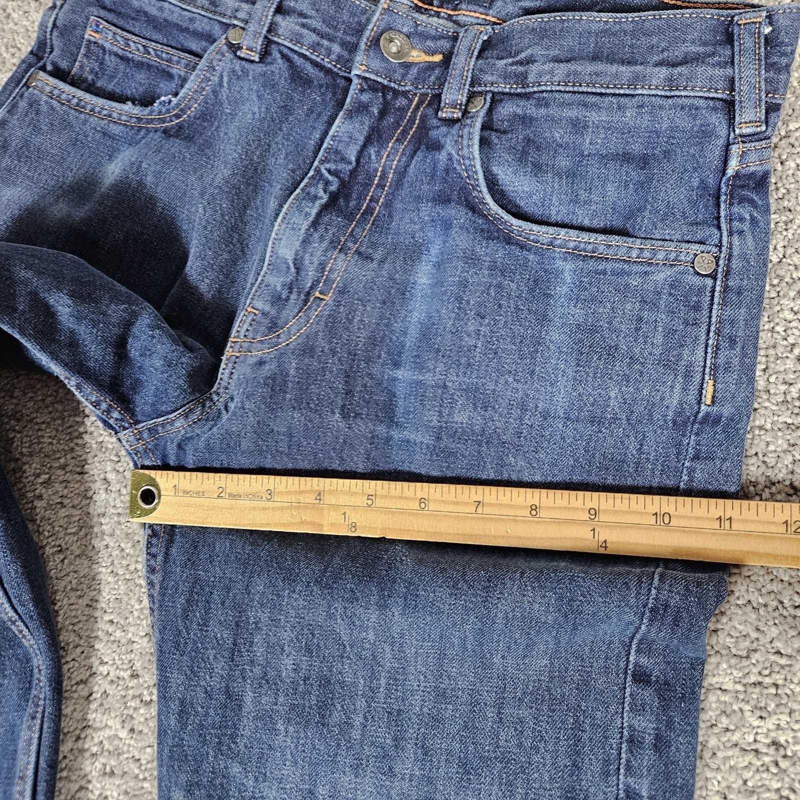 Patagonia Jeans Mens 31X32 Blue Straight Fit Gorpcore Organic Cotton 56005 thumbnail 11