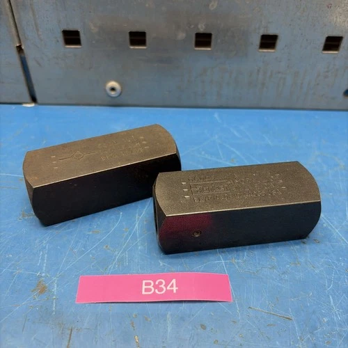 (2) PARKER C600S-10 5000psi Check Valves NNB Fast ?? Shipping + Warranty